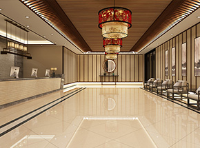 杭州高端中式洗浴中心装修设计案例